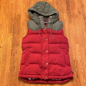 Patagonia Bivy Down Vest - Red/Teal